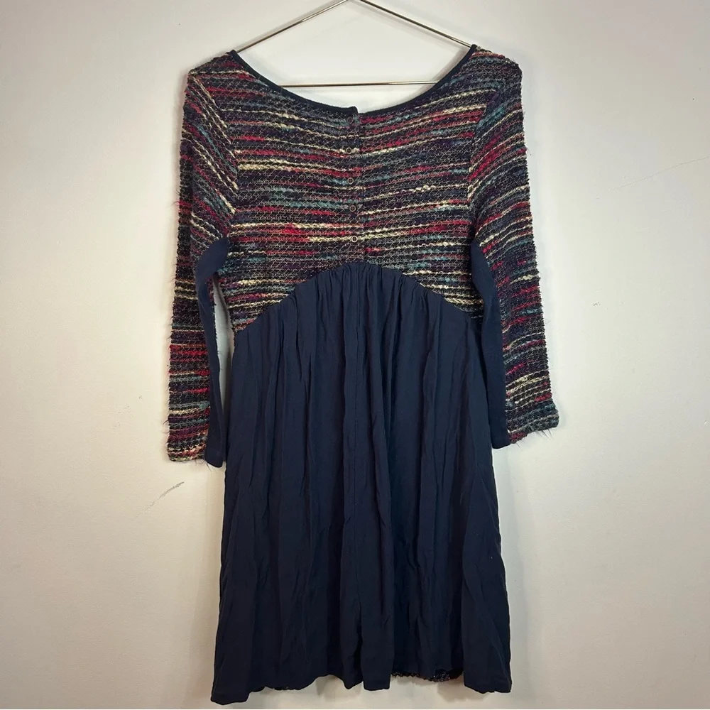 MAEVE | Boucle Navy Dress - Picture 5 of 5